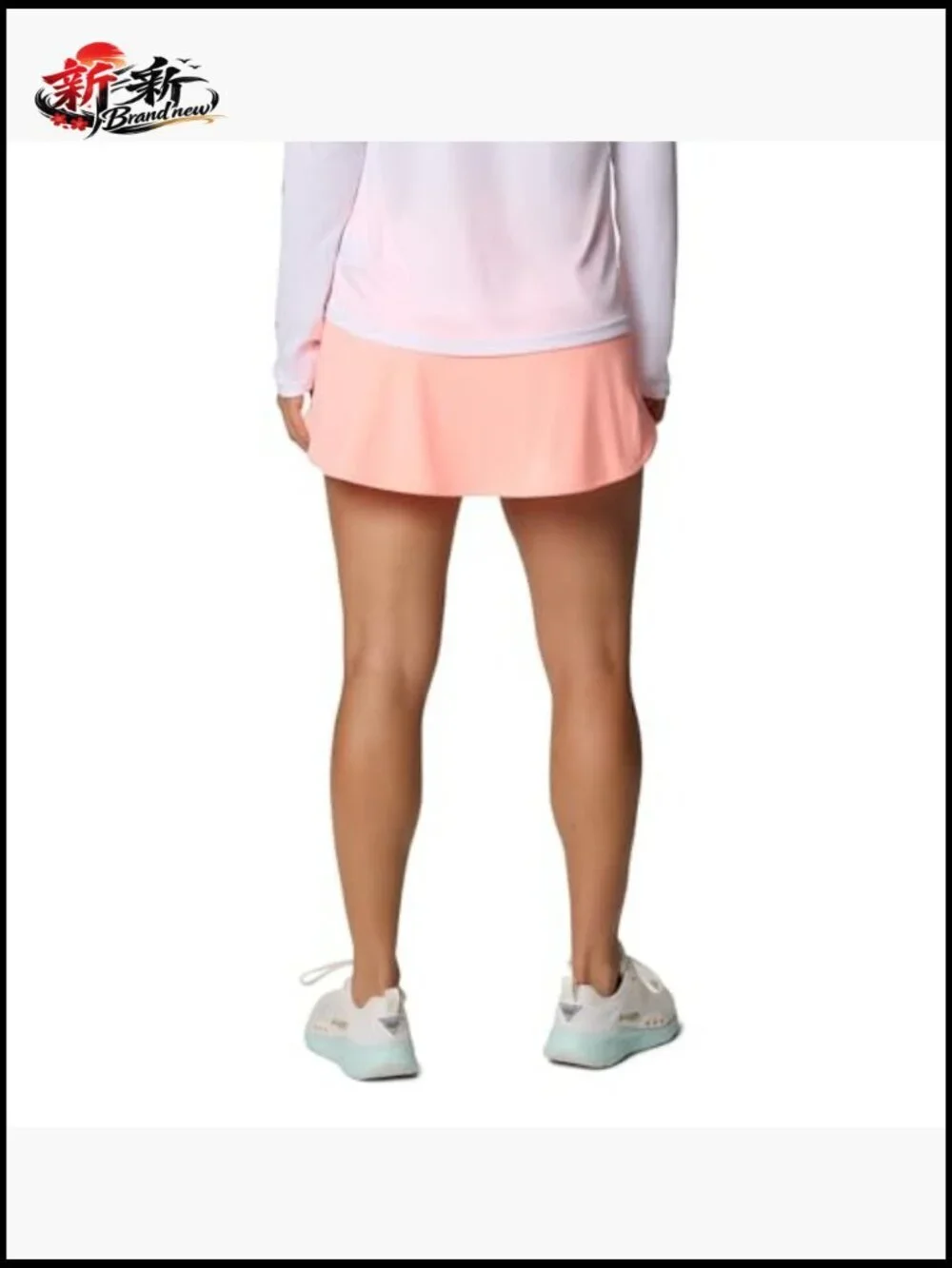 Lightweight Omni-Wick Pull-On Skort with Built-In Shorts and Phone Pocket